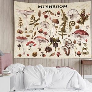 Mushroom tapestry